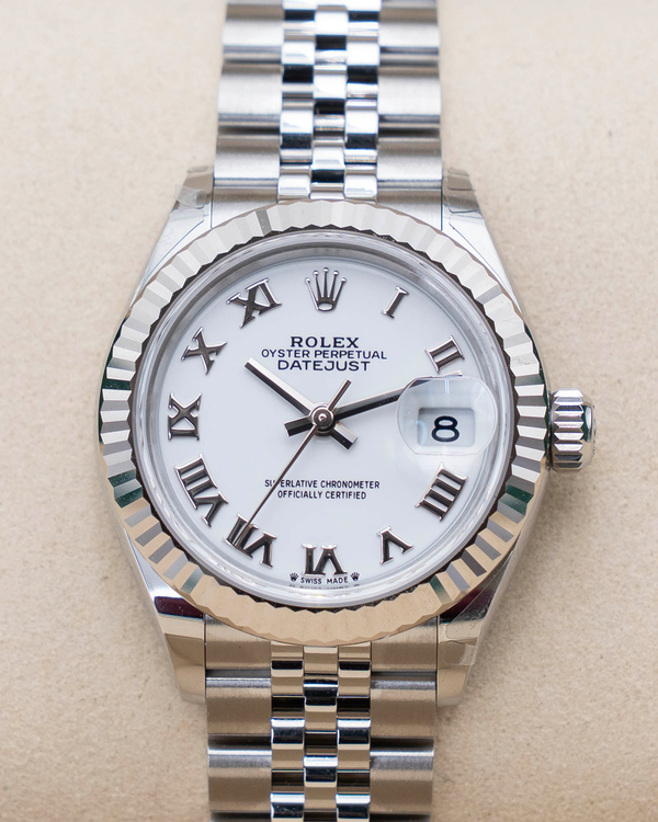 2026 Rolex Lady-Datejust 28MM White Dial Jubilee Bracelet (279174)