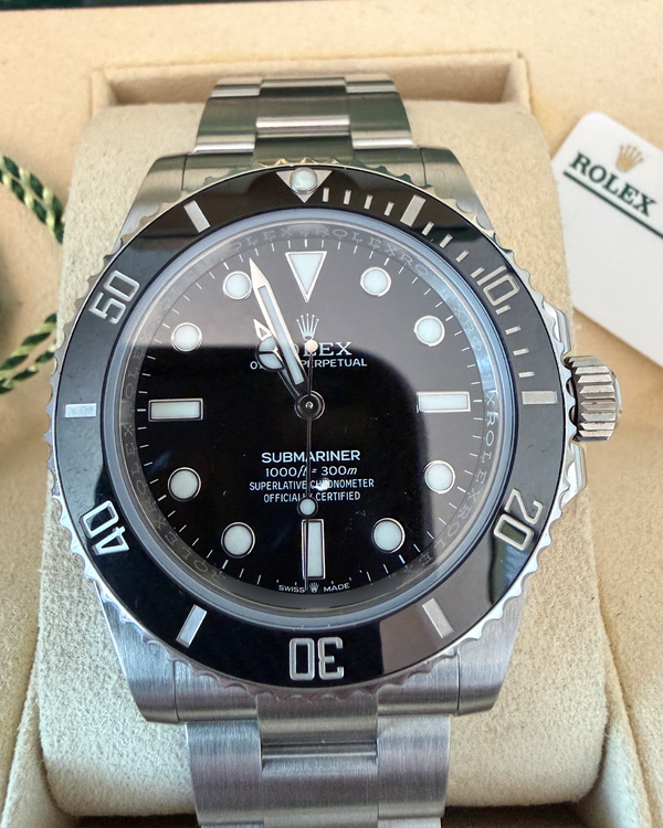 2021 Rolex Submariner No-Date 41MM Black Dial Oyster Bracelet (124060)