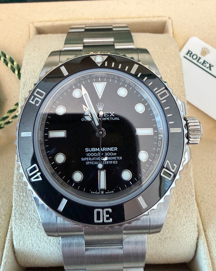 2021 Rolex Submariner No-Date 41MM Black Dial Oyster Bracelet (124060)