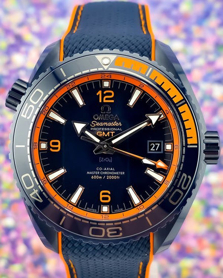 2026 Omega Seamaster Planet Ocean "Big Blue" 45.5MM Blue Dial Rubber Strap (215.92.46.22.03.001)