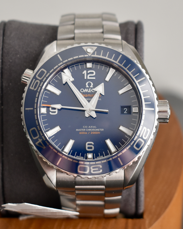 2024 Omega Seamaster Planet Ocean 600M 43.5MM Blue Dial Steel Bracelet (215.30.44.21.03.001)
