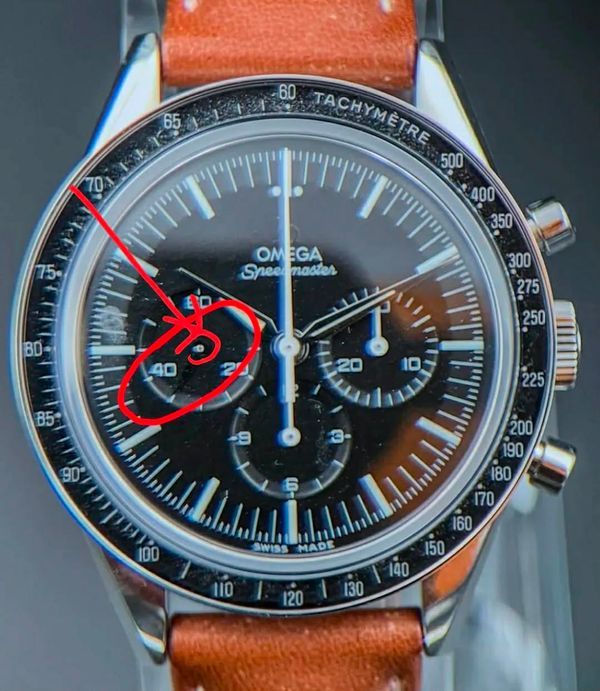 No Reserve - Omega Speedmaster Professional Moonwatch "First Omega In Space" (FOIS) 39.7MM Black Dial Leather Strap (311.32.40.30.01.001)