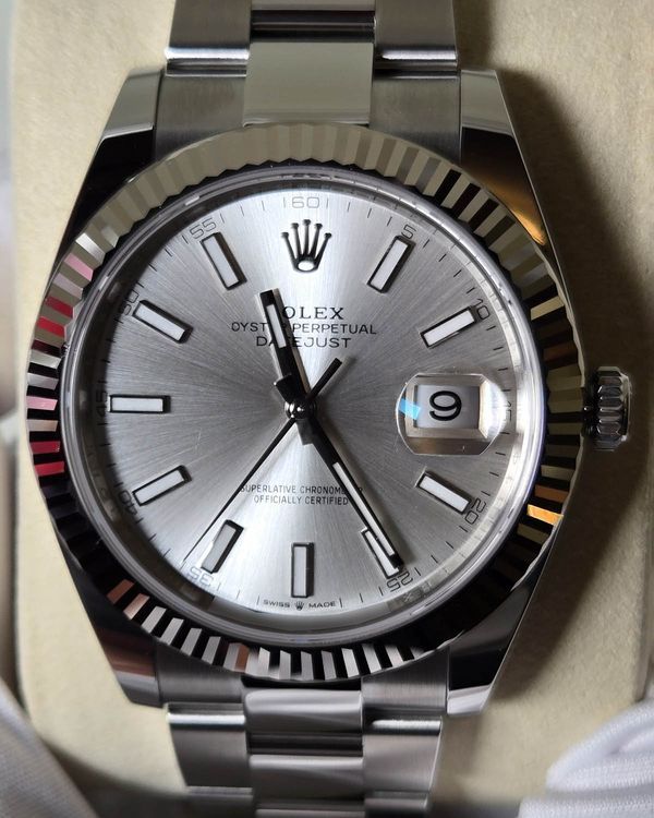 2026 Rolex Datejust 41MM Silver Dial Oyster Bracelet (126334)
