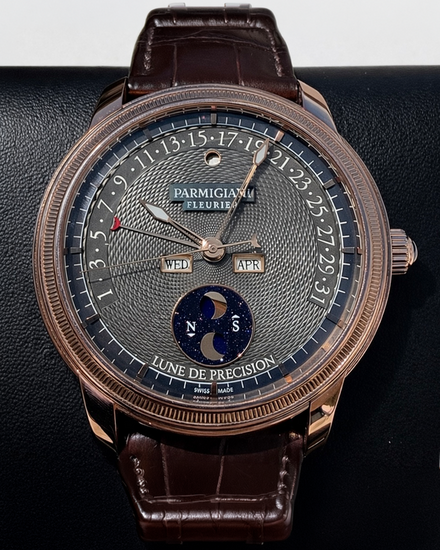 2019 Parmigiani Fleurier Toric Quantième Perpétuel Rétrograde 42.5MM Slate Dial Leather Strap (PFH427-1600200-HA1241)