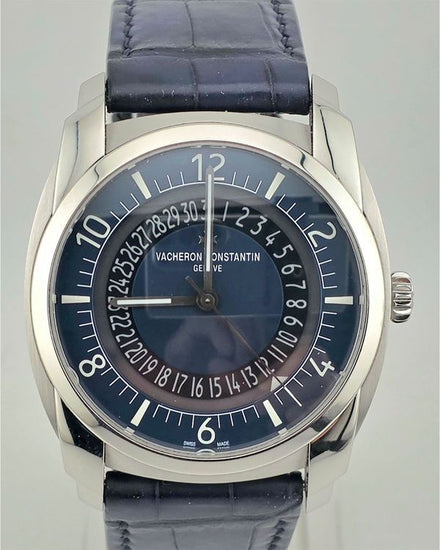 2019 Vacheron Constantin Quai De I'lle 41MM Blue Dial Leather Strap (4500S/000A-B364)