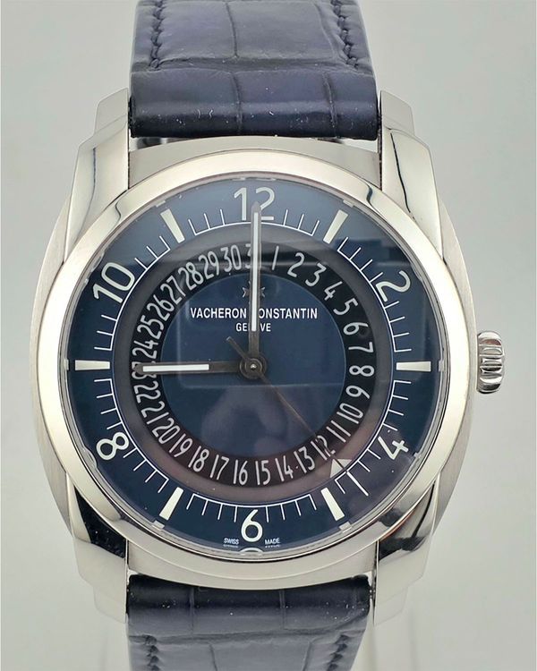 2019 Vacheron Constantin Quai De I'lle 41MM Blue Dial Leather Strap (4500S/000A-B364)