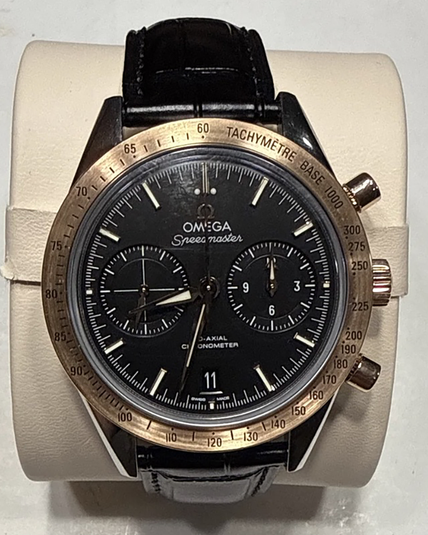 2018 Omega Speedmaster '57 41.5MM Black Dial Leather Strap (331.22.42.51.01.001)