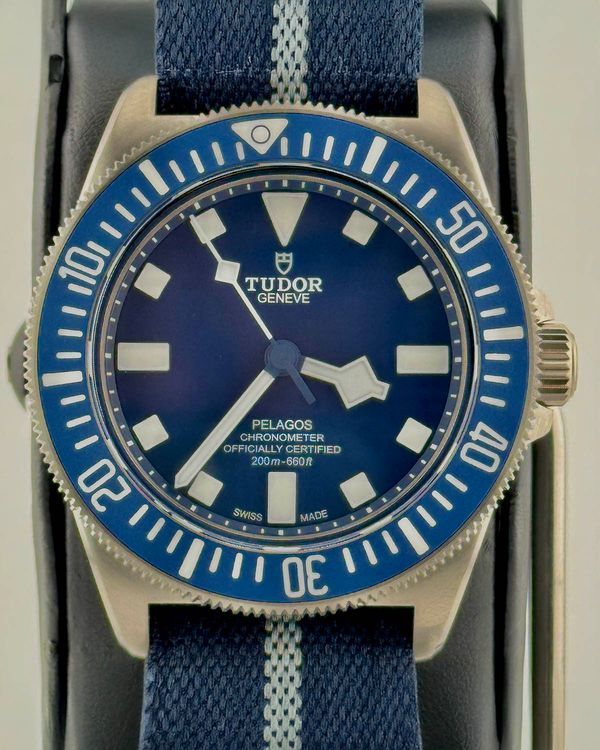 No Reserve - 2026 Tudor Pelagos FXD 42MM Blue Dial Textile Strap (25707B/25)