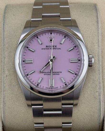 Rolex Oyster Perpetual 36MM Pink Dial Oyster Bracelet (126000)