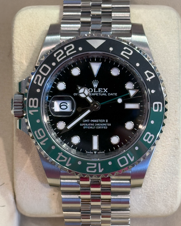 2026 Rolex GMT-Master II "Sprite" 40MM Black Dial Oyster Bracelet (126720VTNR)