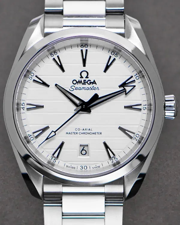 No Reserve - 2025 Omega Seamaster Aqua Terra 38MM Silver Dial Steel Bracelet (220.10.38.20.02.001)
