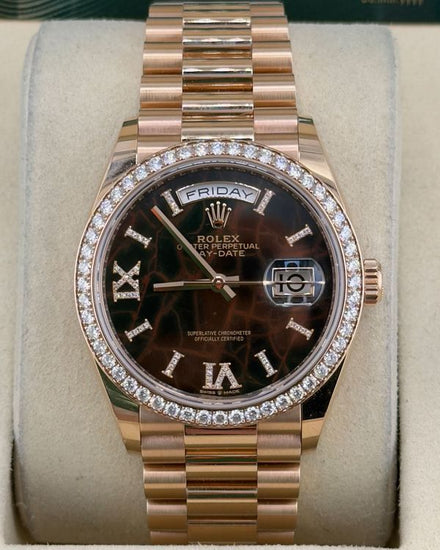 2022 Rolex Day-Date 36MM Eisenkiesel Dial President Bracelet (128345RBR)