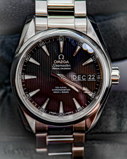 2019 Omega Seamaster Aqua Terra 150M 38.5MM Black Dial Steel Bracelet (231.10.39.22.01.001)
