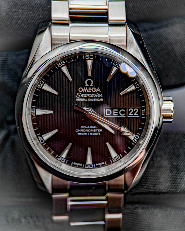2019 Omega Seamaster Aqua Terra 150M 38.5MM Black Dial Steel Bracelet (231.10.39.22.01.001)
