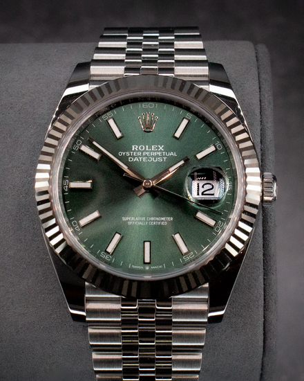 2026 Rolex Datejust 41MM Green Dial Jubilee Bracelet (126334)