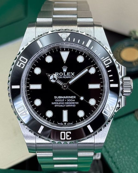 2022 Rolex Submariner No-Date 41MM Black Dial Oyster Bracelet (124060)