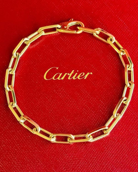2024 Cartier Santos De Cartier 8IN Yellow Gold Bracelet (CRB6021300)