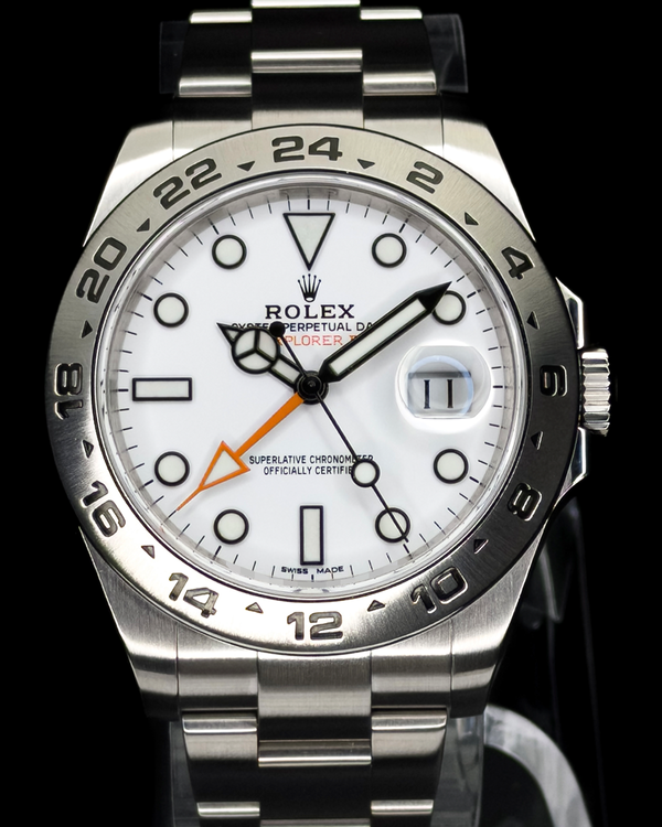 2019 Rolex Explorer II "Polar" 42MM White Dial Oyster Bracelet (216570)
