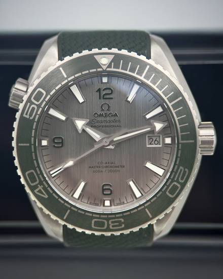 2025 Omega Seamaster Planet Ocean 600M 43.5MM Grey Dial Rubber Strap (215.32.44.21.06.001)
