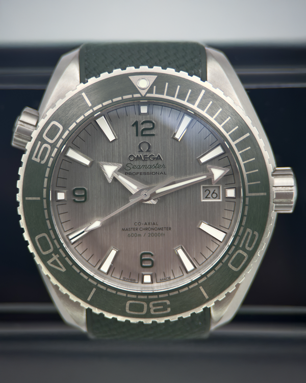 2025 Omega Seamaster Planet Ocean 600M 43.5MM Grey Dial Rubber Strap (215.32.44.21.06.001)
