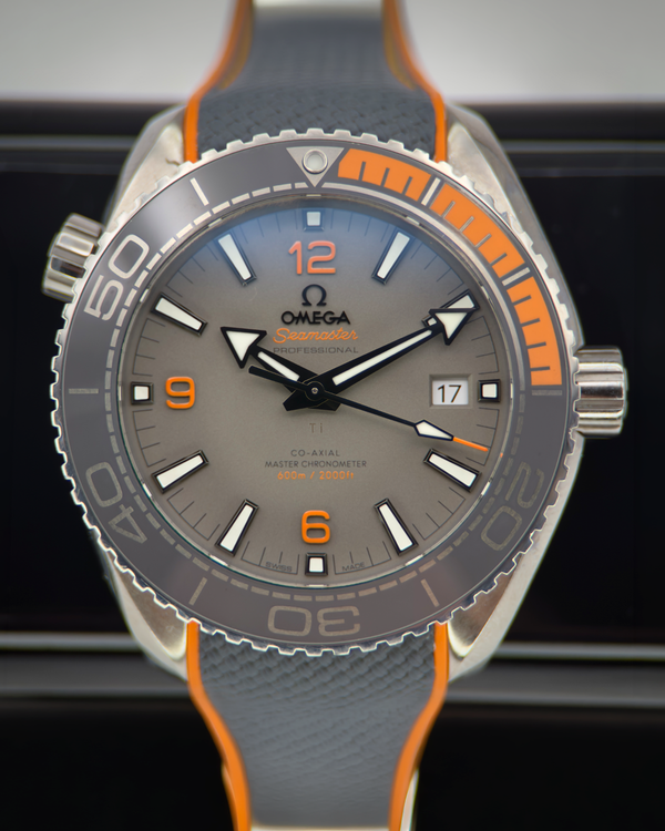 2021 Omega Seamaster Planet Ocean 600M 44MM Grey Dial Rubber Strap (215.92.44.21.99.001)
