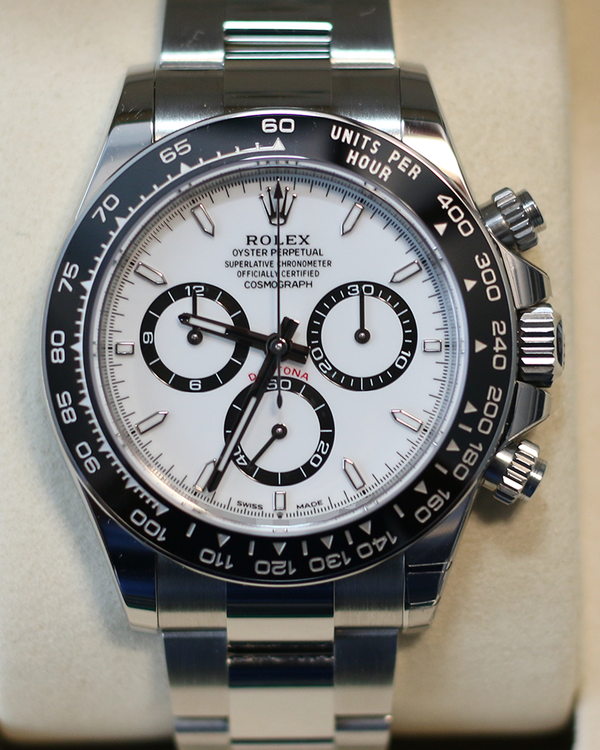 2025 Rolex Cosmograph Daytona "Panda" 40MM White Dial Oyster Bracelet (126500LN)