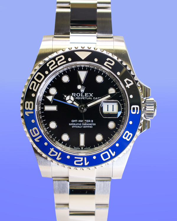 2026 Rolex GMT-Master II "Batman" 40MM Black Dial Oyster Bracelet (126710BLNR)