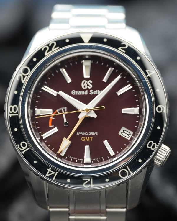 Grand Seiko Sport GMT "Red Spark" L.E. 44MM Red Dial Steel Bracelet (SBGE245)