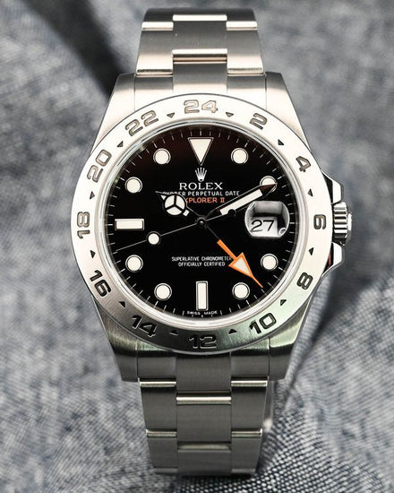2017 Rolex Explorer II 42MM Black Dial Oyster Bracelet (216570)