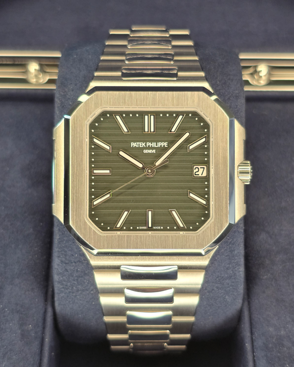 2024 Patek Philippe Cubitus 45MM Green Dial Steel Bracelet (5821/1A-001)