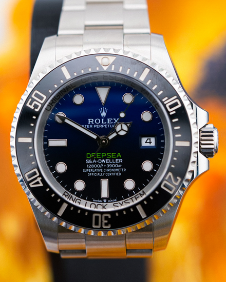 No Reserve - 2022 Rolex Sea-Dweller Deepsea "James Cameron" 44MM Blue Dial Oyster Bracelet (136660)