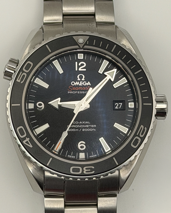 2019 Omega Seamaster Planet Ocean 600M 45.5MM Black Dial Steel Bracelet (232.30.46.21.01.001)