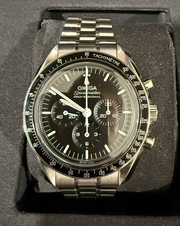 2022 Omega Speedmaster Professional Moonwatch 42MM Black Dial Steel Bracelet (310.30.42.50.01.002)