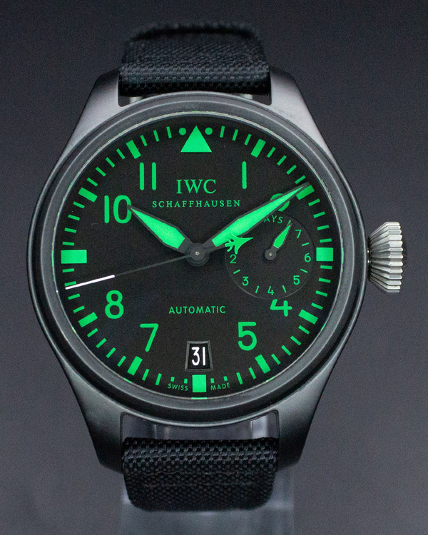 2017 IWC Schaffhausen Pilot "Top Gun" Boutique Edition L.E. 48.6MM Black Dial Textile Strap (IW501903)