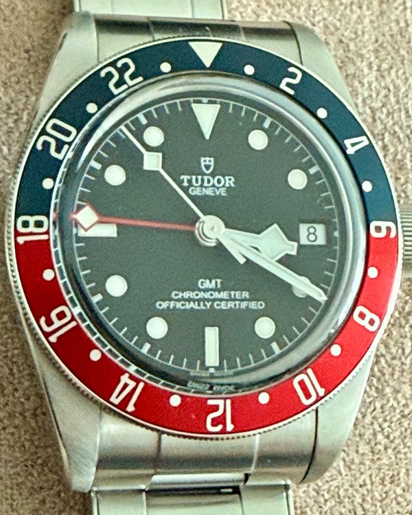 2021 Tudor Black Bay GMT "Pepsi" 41MM Black Dial Steel Bracelet (79830RB)