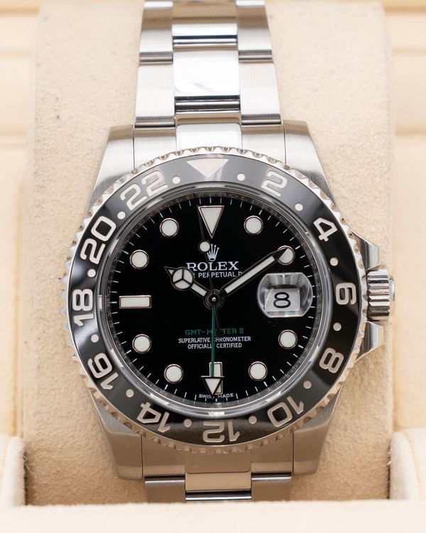 2017 Rolex GMT-Master II 40MM Black Dial Oyster Bracelet (116710LN)