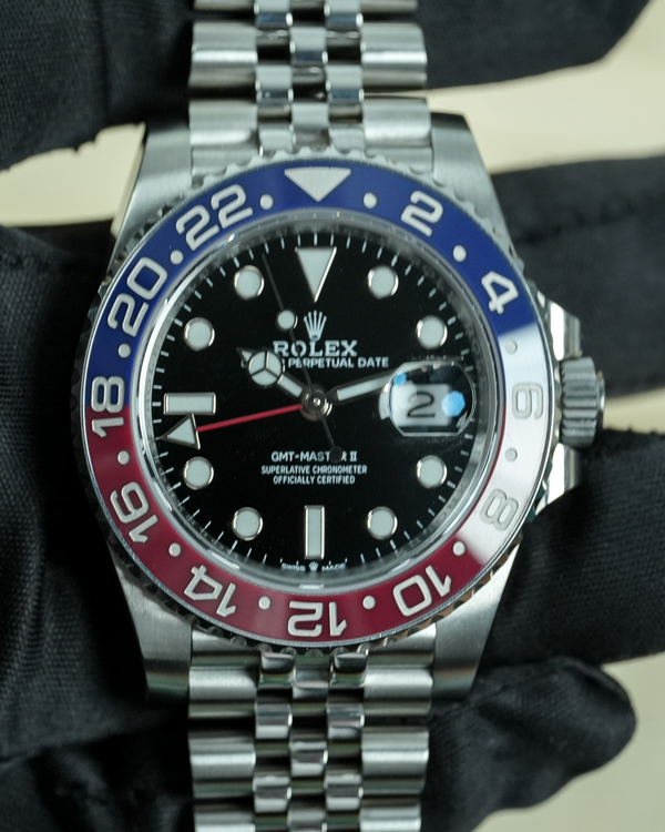 2021 Rolex GMT-Master II "Pepsi" 40MM Black Dial Jubilee Bracelet (126710BLRO)
