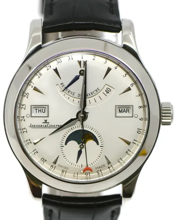 Jaeger-LeCoultre Master Calendar 40MM Silver Dial Leather Strap (Q151842A)