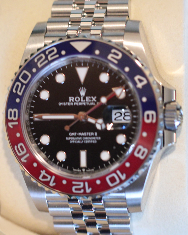 2025 Rolex GMT-Master II "Pepsi" 40MM Black Dial Jubilee Bracelet (126710BLRO)