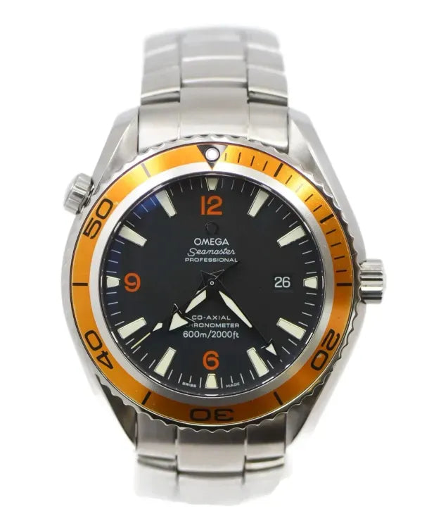 2006 Omega Seamaster Planet Ocean 600M 45.5MM Black Dial Steel Bracelet (2208.50.00)