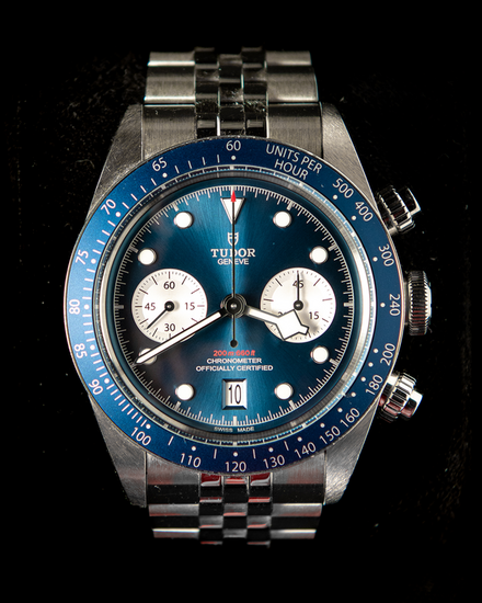 2025 Rare Tudor Black Bay Chrono "Blue Boutique Edition" 41MM Blue Dial Steel Bracelet (79360B)