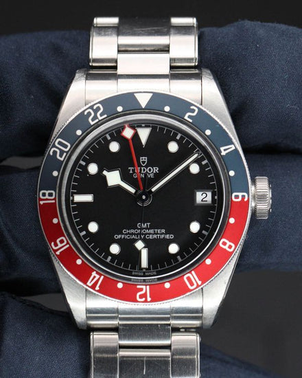 No Reserve - 2022 Tudor Black Bay GMT "Pepsi" 41MM Black Dial Steel Bracelet (79830RB)