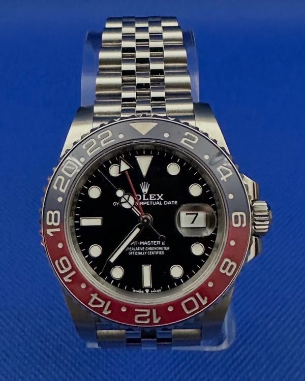 2025 Rolex GMT-Master II "Pepsi" 40MM Black Dial Jubilee Bracelet (126710BLRO)