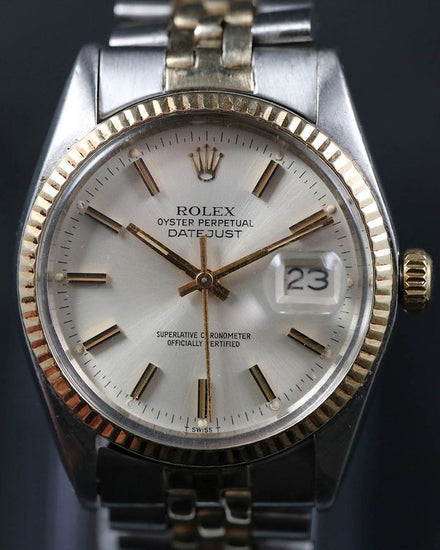1978 Rolex Datejust 36MM Silver Dial Two-Tone Jubilee Bracelet (16013)