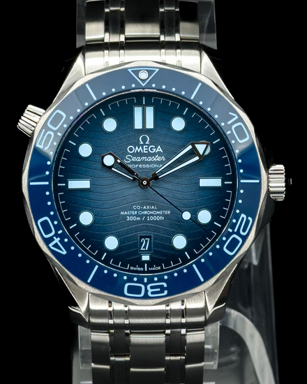 2024 Omega Seamaster Diver 300M "Summer Blue" 42MM Blue Dial Steel Bracelet (210.30.42.20.03.003)
