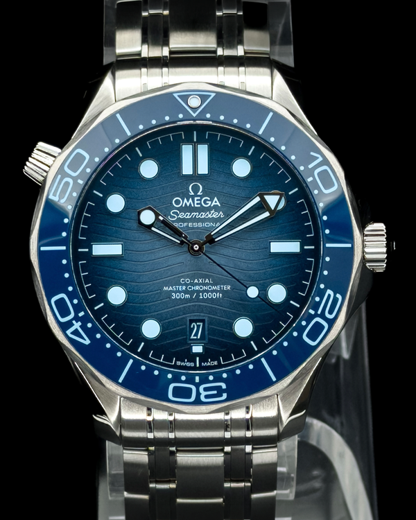 2024 Omega Seamaster Diver 300M "Summer Blue" 42MM Blue Dial Steel Bracelet (210.30.42.20.03.003)