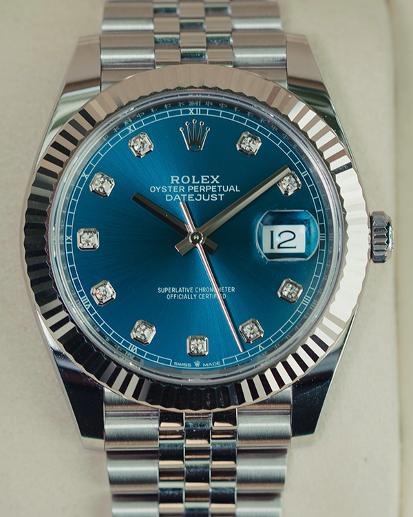 2026 Rolex Datejust 41MM Blue Dial Jubilee Bracelet (126334)