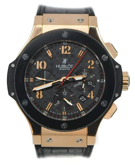 Hublot Big Bang 44MM Carbon Fiber Dial Rubber Strap (301.PB.131.RX)