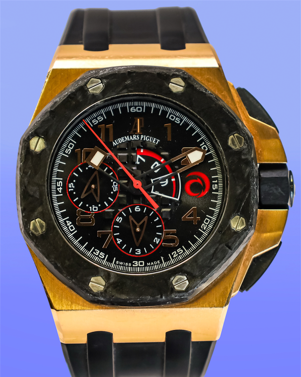 Audemars Piguet Royal Oak Offshore Chronograph "Alinghi Team" L.E. 44MM Black Dial Rubber Strap (26062OR.OO.A002CA.01)