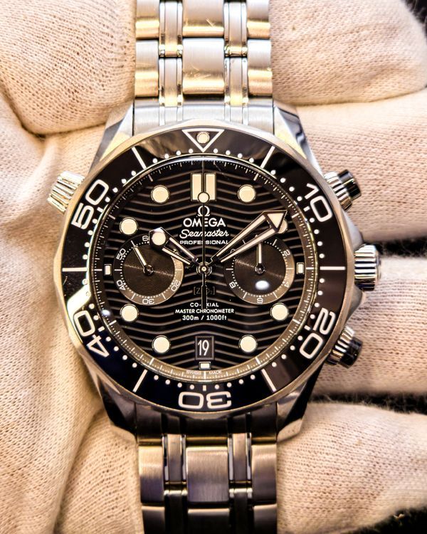 2024 Omega Seamaster Diver 300M 44MM Black Dial Steel Bracelet (210.30.44.51.01.001)